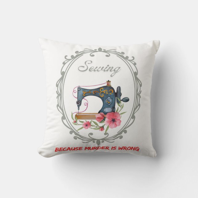 Vintages Viktorianisches Nähen Kissen (Vorderseite)