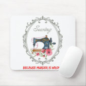 Vintages Viktorianisches Nähen Mousepad (Mit Mouse)