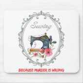 Vintages Viktorianisches Nähen Mousepad (Vorne)