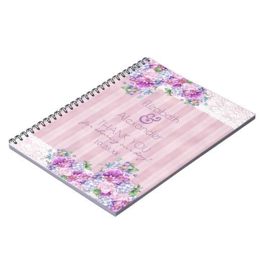 Vintages viktorianisches notizblock (Linke Seite)