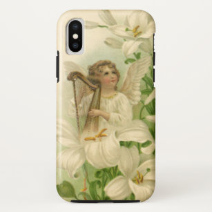 Vintages Viktorianisches Ostern, Angel Harp Lily B Case-Mate iPhone Hülle