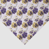 Vintages/viktorianisches PansyFlowers Seidenpapier (Ausschnitt)