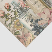 Vintages Viktorianisches Parfüm-Dekoupage-Tissue P Seidenpapier (Ausschnitt)