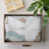 Vintages Viktorianisches Pariser Seriendesign 10 Seidenpapier (Geschenk)