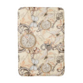 Vintages Viktorianisches Shabby Chic Ländermuster Badematte (Vorderseite Vertikal)