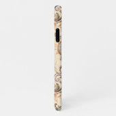 Vintages Viktorianisches Shabby Chic Ländermuster iPhone Hülle (Rechte Seite)