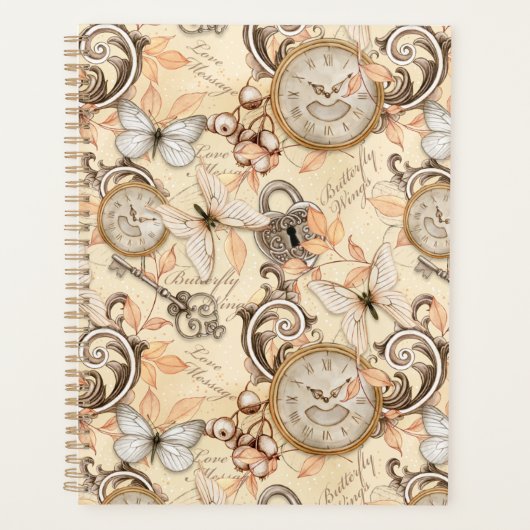Vintages Viktorianisches Shabby Chic Ländermuster Planer (Vorderseite)