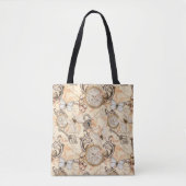 Vintages Viktorianisches Shabby Chic Ländermuster Tasche (Vorderseite)