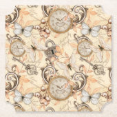 Vintages Viktorianisches Shabby Chic Ländermuster Untersetzer (Vorderseite)
