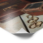 Vintages Viktorianisches Steampunk Lady Detry Dres Fotodruck (Ecke)