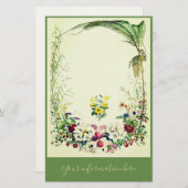 Vintages viktorianisches tropisches stationäres briefpapier (Vorne/Hinten)