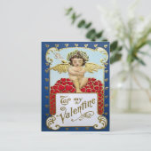 Vintages Viktorianisches Valentin Feiertagspostkarte (Stehend Vorderseite)