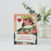 Vintages Viktorianisches Valentine Postkarte (Stehend Vorderseite)