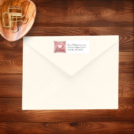 Vintages Viktorianisches Valentinstag Blumenherz