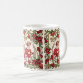 Vintages Viktorianisches Valentintagskind mit Rose Kaffeetasse (VorderseiteRechts)