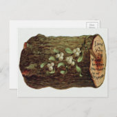 Vintages Viktorianisches Weihnachten Weihnachten Postkarte (Vorne/Hinten)