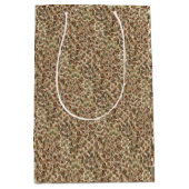 Vintages Viktorianisches WeihnachtsCollage | Retro Mittlere Geschenktüte (Vorderseite)