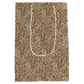 Vintages Viktorianisches WeihnachtsCollage | Retro Mittlere Geschenktüte (Rückseite)