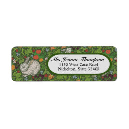 Vintages Viktorianisches Weißes Kaninchen im Garte