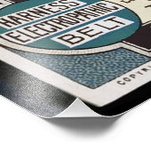 Vintages Viktorianisches Werbeplakat Fotodruck (Ecke)