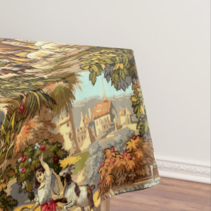 Vintages Viktorianisches Zeitalter 1890 Muster Pas Tischdecke