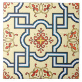 Vintages Viktorianisches Zeitmuster Fliese (Vorderseite)