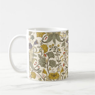 Vintages Vintages, florales Muster. Retro-Plan Kaffeetasse