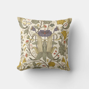 Vintages Vintages, florales Muster. Retro-Plan Kissen