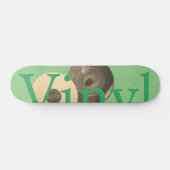 Vintages Vintages Zeichen Skateboard (Horizontal)