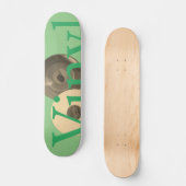 Vintages Vintages Zeichen Skateboard (Vorderseite)
