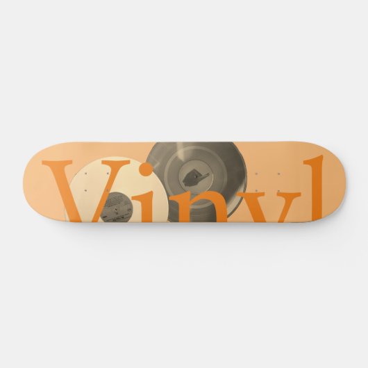 Vintages Vinyl oder Skateboard (Horizontal)