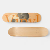 Vintages Vinyl oder Skateboard (Horizontal)