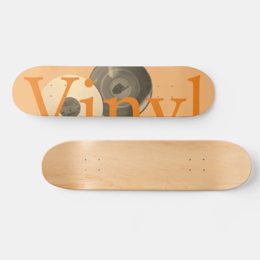 Vintages Vinyl oder Skateboard (Horizontal)