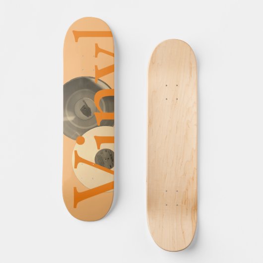 Vintages Vinyl oder Skateboard (Vorderseite)