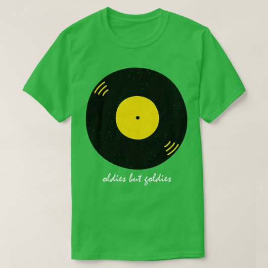 Vintages Vinyl Retro T-Shirt (Design vorne)