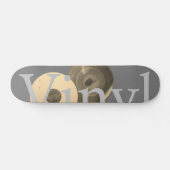 Vintages Vinyl Skateboard (Horizontal)