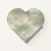 Vintages Violett Webcap Pilz Notizblock (Rückseite)