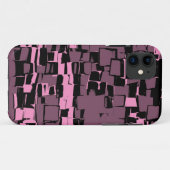 Vintages violettes Mosaikbild Case-Mate iPhone Hülle (Rückseite (Horizontal))