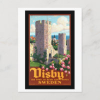 Vintages Visby Schweden Reisen