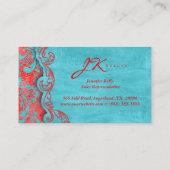 Vintages Visitenkarte (Rückseite)