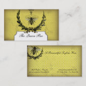 Vintages Visitenkarte (Vorne/Hinten)