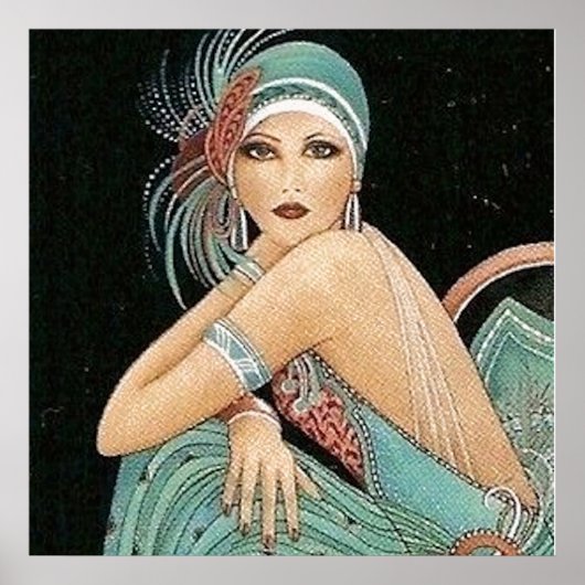 VINTAGES VIXEN - LEINWAND-WIRKUNG AUF POSTER - DEC (Vorne)