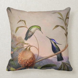 Vintages Vogel-Bild-Kissen Kissen