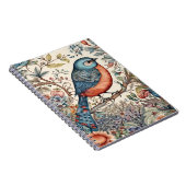 Vintages Vogeldesign - Skandinavien Notizblock (Rechte Seite)