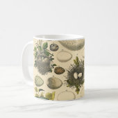 Vintages Vogeleier Nest Malereieier Kaffeetasse (Vorderseite Links)