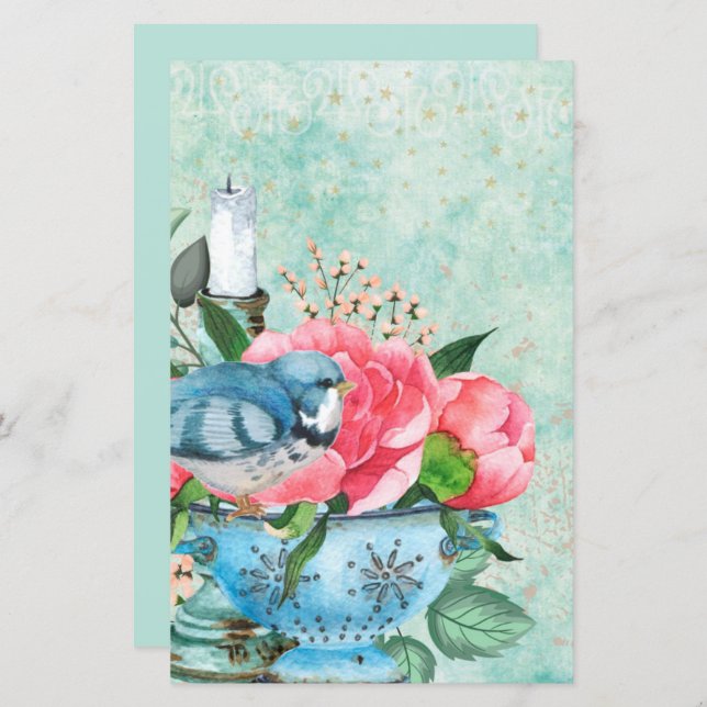 Vintages Vogelschutzbuch (Vorne/Hinten)