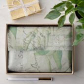 Vintages Vogelzwirn Seidenpapier (Geschenk)