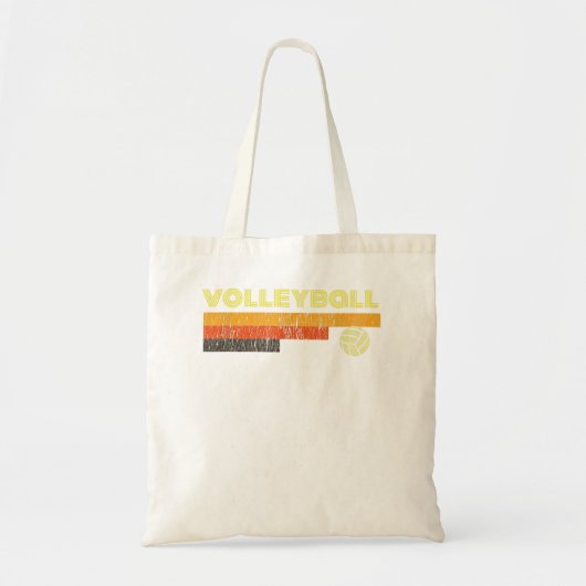 Vintages Volleyball Shirt Retro Geschenke Teamcoac Tragetasche (Vorne)