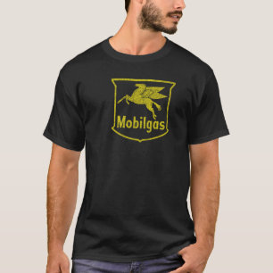 Vintages vorgestörtes Pegasus Dunkles Shirt