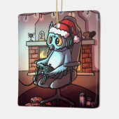 Vintages VR & Gaming Weihnachten Keramikornament (Links)